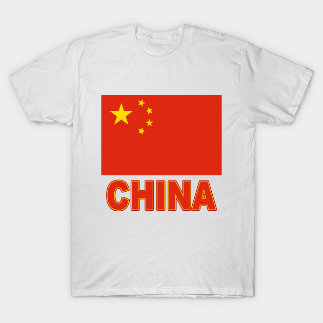 The Pride of China Chinese National Flag Design Chinese Flag T